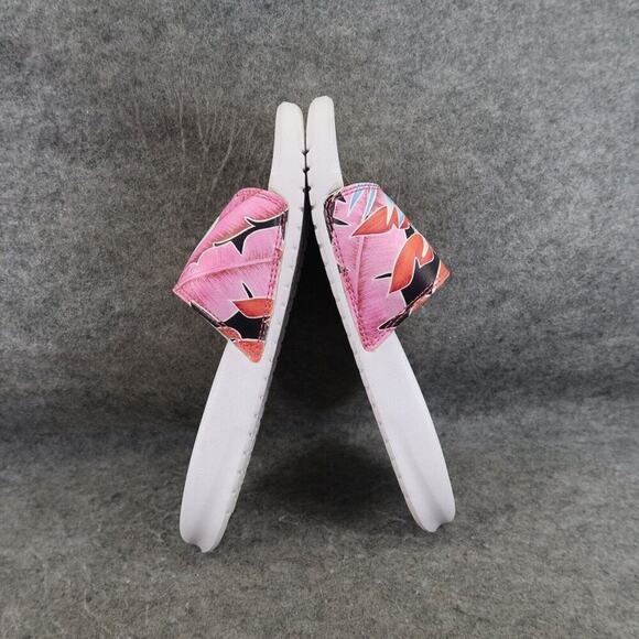 Nike Shoes Womens 6 Sandal Slide Benassi Print Logo Colorful Comfort Casual Flat - Picture 10 of 13